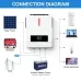 DAXTROMN Power 6.2KW Solar Inverter 48VDHybrid Mppt 6200W Pure Sine Wave Charge Controller 120A Off Grid Grid-Tie AGH-6.2KW-PRO