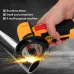 Brushless Motor 3 Inch Cordless Angle Grinder 550W High Power Grinding and Cutting Tool Rechargeable Lithium Battery Pack 19500 RPM Compact Design