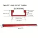 2 Packs 800mm Universal 3/4 T-Track with Predrilled Mounting Holes 30 Type T Track for Woodworking Jigs and Fixtures