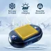 Rayhong Car Windshield Snow Removal Instrument Tool Solar/USB Power Car Window Glass Anti-Ice Snow Remove 5-12V Winter Deicing Device Molecular Interference Snow Remove Car Defroster