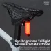 WESBIKING 120LM Smart Brake Sensor Bicycle Taillight LightweightIP65 Waterproof Type-Charging 8 Modes Flash Bike Rear Light for MTB Night Cycling Safety