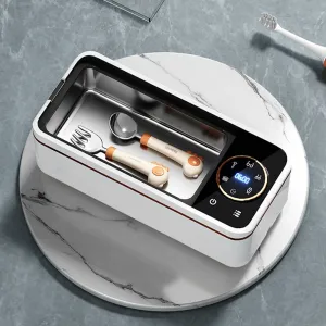 Tevorex Ultrasonic Jewelry & Glasses Cleaner 450ml Capacity High-Frequency Vibration Multifunctional Deep Cleaning Machine