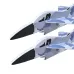 J-10 Camouflage Blue 238mm Wingspan EVA Foam Hand Throw Free Flying Plane Glider Airplane Model