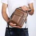WEIXIER Men's Crossbody Bag PU Leather Hand Bag for Men Messenger Bags Waterproof Backpacks Business Casual Single Shoulder Bag