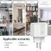 Tuya 16/20A Smart WiFi Switch EU Plug Intelligent Power Monitor Voice Control Timing Outlet Socket Support Alexa Google Home