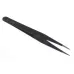 6PCS ESD10-15MM Stainless Steel Tweezers Industrial Curved Straight Repair Tools Tweezers