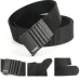 TUSH120cm Nylon Hard Tactical Belt for Men Metal Automatic Buckle Belt Military Belt for Outdoor Sports