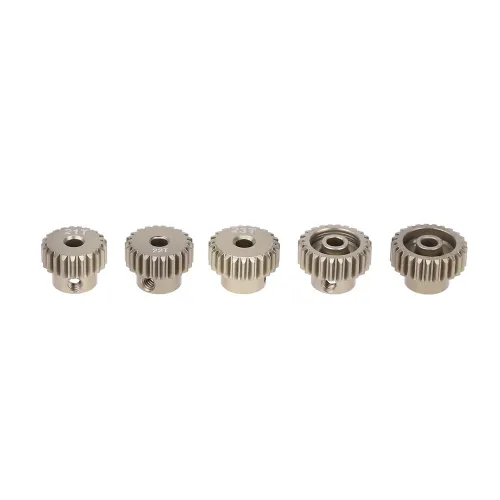 5PCS 48DP 21T 22T 23T 24T 25T Pinion Motor Gear Combo Set for 1/10 Rc Car Brushed Brushless Motor