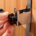 Invisible Embedded Handle Drawer Fastening Clip Adjustable Stainless Steel Front Mount Clamp DIY Installation Seamless Design