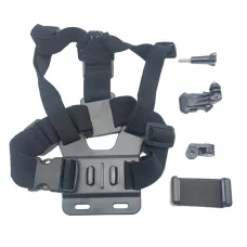 XANEFirst-person View Bike Holder Sports Chest Shooting Camera Strap Live Outdoor Cycling Cell Adjustable Phone Clip Holder for Riding