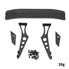 1/10 RC Car Parts Aluminum Tail Wing Spoiler for Tamiya TT02 XV01 HSP 94123 PTG2 YOKOMO HPI D3 D4 D5 Drift Racing On Road Rally Touring Flat Vehicles Models DIY Accessories