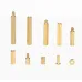 280Pcs M2.5 Hex Nut Assortment Kit Head Brass Spacing Double-pass Screw Threaded Pillar PCB Computer Motherboard StandOff Spacer
