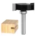LAVIE 8mm Shank T-Slot Router Bit YG8 Tungsten Steel Multiple Sizes Woodworking Grooving Cutting Tool MDF Plywood Hardwood