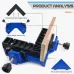 ABS Right Angle Woodworking Clamp Adjustable 90 Degree Corner Clamp Board Thickness 24-75mm for Photo Framing Cabinet Making Welding Furniture Assembly
