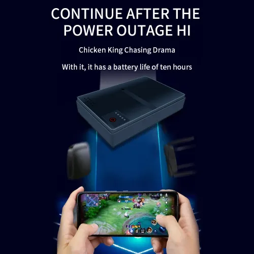 Docreate DC1036P DC1018P UPS Uninterruptible Power Supply 36W/18W 2600mAh Batteries EU/US Plug Multiple Outputs for Home and Office