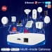 Moes Tuya Zigbe Smart Gateway Smart Home Bridge Hub Support Voice Control  Security Alarm Integration Work With Alexa Google