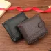 Men Short Wallet Bifold PU Leather Wallet Hasp Coin Purse Credit ID Card Holder Billfold Purse Money Bag