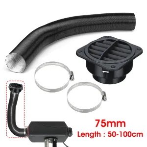 75mm Heater Pipe Duct Warm Air Outlet Hose For Eberspacher Webasto Propex