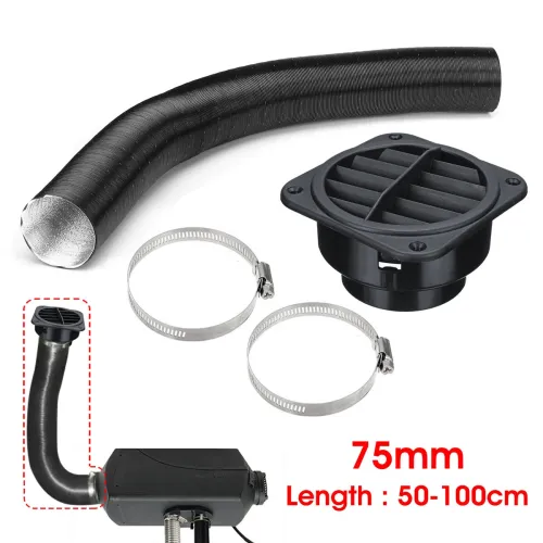 75mm Heater Pipe Duct Warm Air Outlet Hose For Eberspacher Webasto Propex