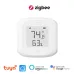 Tuya Smart WiFi Zigbee3.0 Temperature Humidity Sensor Indoor Hygrometer Thermometer Detector with LCD Display Remote Control Support Alexa Google Home