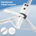 BT12 Selfie Stick Tripod with Filling Light Stainless Steel Phone Selfie Stick bluetooth Remote Control Stable Three-Legged Support for Live Broadcasts Video Shooting
