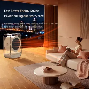 IPRee 220V Desktop Warm Air Heater Quick Heating 90 Adjustable Household Radiator For Home Office Use Winter Heating Appliance