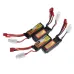 4PCS ZOP Power 7.4V 600mAh 60C 2S LiPo Battery JST + T Plug with B3 Charger XT30 Adapter Cable for RC Models