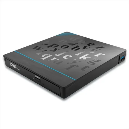 7 In1 USB 3.0 Type-C DVD CD ROM Disk Drive Player Burner Rewriter with SD Card Reader and USB Ports for Desktop Laptop