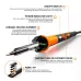12Pcs Soldering Iron Premium Kit 60W Soldering Gun with Ceramic Heater Adjustable Temperature 200 to 450C Includes Soldering Iron Tip Solder Wire Pump Paste