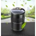 Car Ashtray Touch Open Smokeles Holder Aluminum Alloy Black A70S