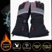3-mode Adjustable Temperature Electric Heated Gloves Winter Thermal Heating Gloves with Adjustable Elastic Wrist Strap Heat Insulated Heated Cotton Gloves for Winter Sports Outdoors Climbing Hiking Cycling