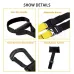 400kg Max Capacity 2.1m Length Resistance Band Set with Handles and Door Anchor Home Gym Full Body Workout Kit Anti-Snap Design