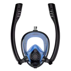 Double Tube Waterproof Anti-fog Goggles 180 Panoramic Full Face Swimming Goggles Fully Dry Snorkel Goggles for Diving