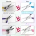 Jewelry Pliers Set Needle Nose Round Nose Wire Cutters High-Quality Steel Non-Slip Handles for Jewelry Making Repair DIY Crafts