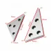 2PCS Solid Angle Plates Set 30-60-90 & 45-45-90 Degrees Precision +/- 20 Seconds Machinist Tool High Quality Metal