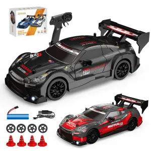 ENOZE 8601 8602 RTR 1/24 2.4G 4WD 30km/h Drift RC Car GTR High Speed Racing LED Light On-Road Vehicles Models Toys