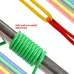 5PCS Alligator Clips Test Leads Dual Ended Crocodile Clips Insulated Flexible Copper Wire Multicolor Electrical Testing Cable