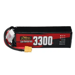 ZOP Power 4S 14.8V 3300mAh 120C 48.84Wh LiPo Battery XT60 Plug for RC Car FPV Racing Drone
