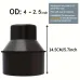 4" To 2-1/2" Hose Tapered Adapter Dust Collection Reducer Fitting Vacuum Attachment Plastic Cone Shape for Woodworking Workshop