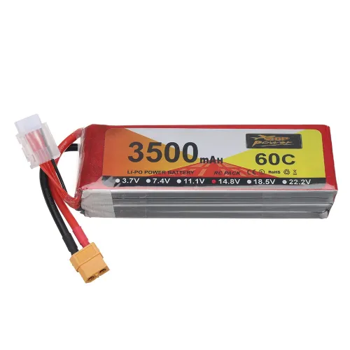ZOP POWER 14.8V 3500mAh 60C 4S LiPo Battery XT60 Plug for RC Drone