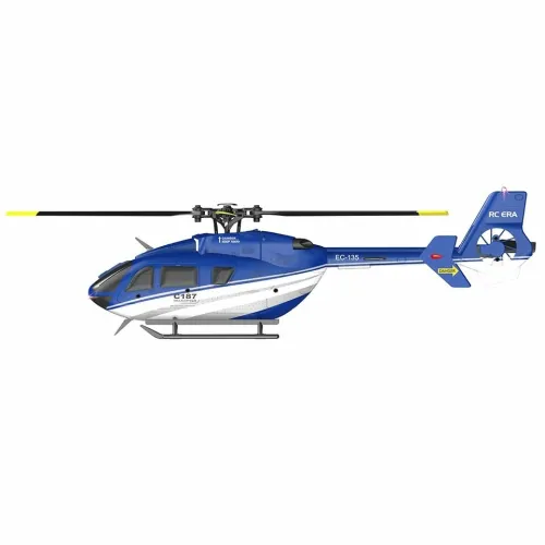 RC ERA C187 2.4G 4CH 6-Axis Gyro Optical Flow Localization Altitude Hold Flybarless EC135 Scale RC Helicopter RTF