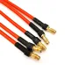 6PCS RC Motor ESC Extension Cable 10CM/25CM with 16AWG Silicone Cable 3.5mm Banana Head For RC Drone Car Toy