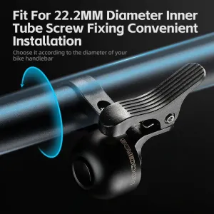 ROCKBROBike Bell Copper Alloy Security Alert Waterproof Ring Easy Installation Crisp Bell for MTB Road Bicycle Cycling