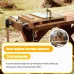 Portable Hardwood Workbench Beech Wood Frame Compact Size 20x11 Inches Stable Clamping Power Multifunctional Woodworking Vise