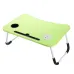 Foldable Computer Study Desk Portable Notebook Study Desk Student with Tray Fan and LED Light USB Interface for Tablet PC