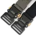 TUSH120cm Metal Rotating Buckle Tactical Belt Nylon Wistand Inserting Buckle Casual Military Fan for Men Women