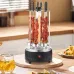 DSP Electric Grill 6 Sticks Automatic Revolving Vertical Grill Timing Barbecue Tools Smokeless Mutton BBQ Skewers Machine