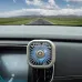 USB Car Vent Mini Fan Portable  Air Conditioning Outlet Car Fan Gradient Colorful Atmosphere Light Small Fan Row Exhaust Fan