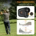 EU US Direct CIGMAN Precision Golf Rangefinder with 850 Yards Range and Slope Compensation Accurate Laser Distance Measuring Device Rechargeable Li-ion Battery High Definition LCD Display Portable Golf Hunting Climbing Bird Watching