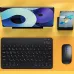 10 inch Mini bluetooth Keyboard and Mouse Set for iPad Xiaomi Huawei Phone Tablet Slim Wireless Mute Keyboard for Android IOS Windows